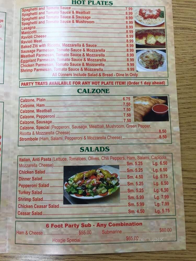 Palermos Pizza - Phoenix, AZ menu_pic