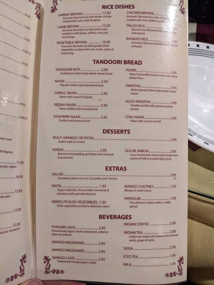 Delhi Palace - Flagstaff, AZ menu_pic