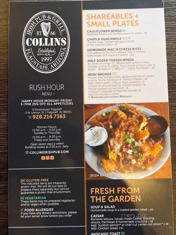 Collins Irish Pub & Eatery - Flagstaff, AZ