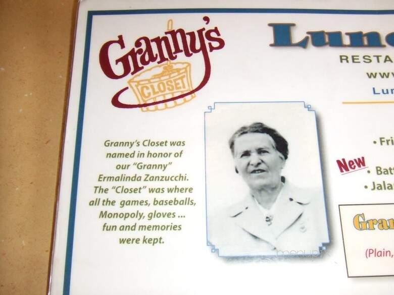 Granny's Closet - Flagstaff, AZ menu_pic