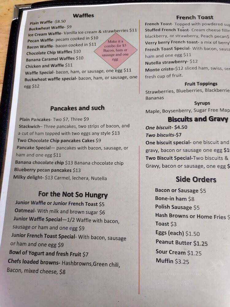 Waffle Iron - Prescott, AZ menu_pic