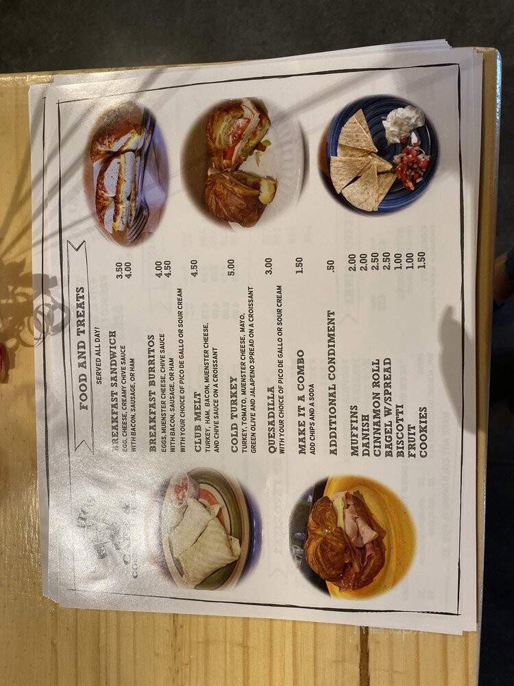 Step One Coffee House - Prescott Valley, AZ menu_pic