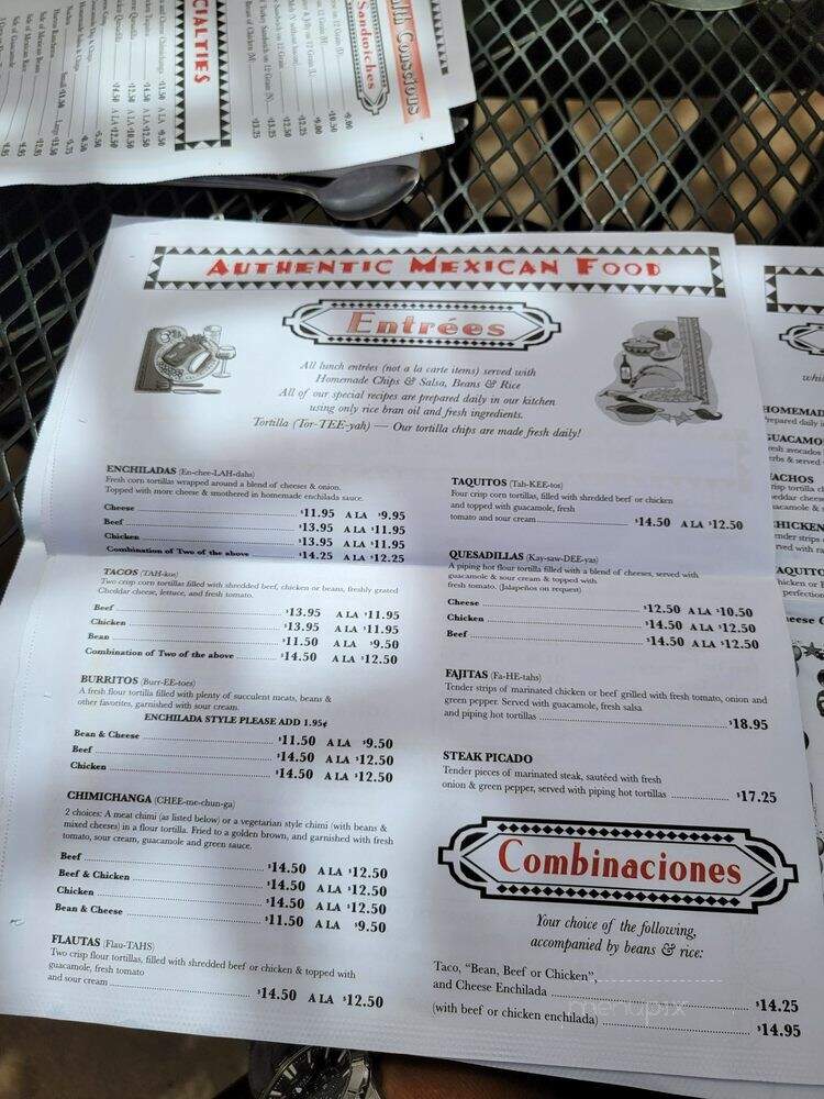 Coffee Pot Restaurant and Gift Shop - Sedona, AZ menu_pic