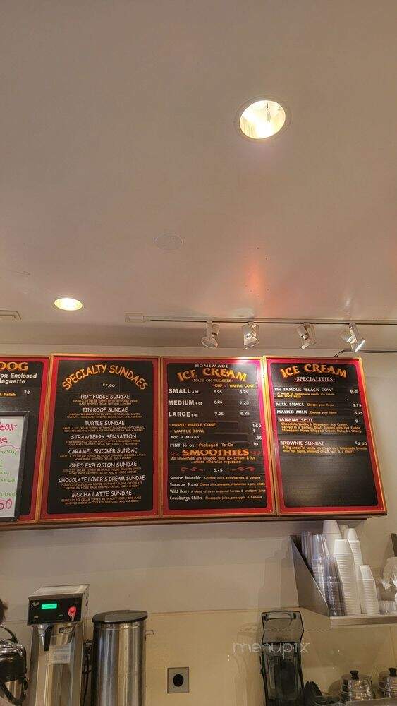 Black Cow Cafe - Sedona, AZ menu_pic