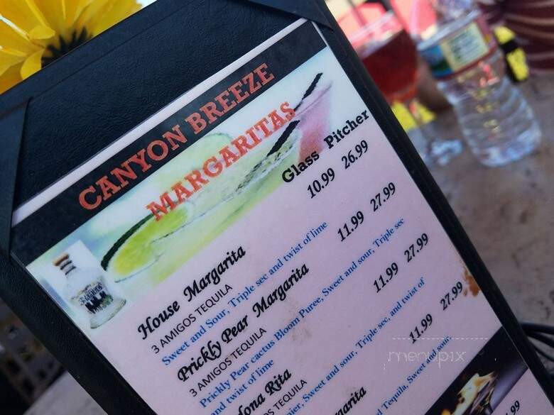 Canyon Breeze Restaurant - Sedona, AZ menu_pic