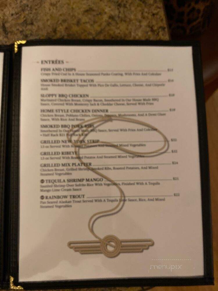 Olde Sedona - Sedona, AZ menu_pic