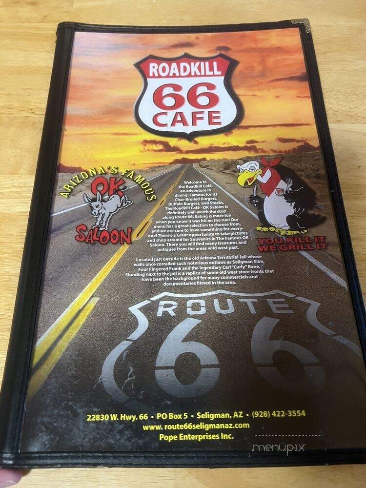 Ok Saloon & Route 66 Roadkill - Seligman, AZ