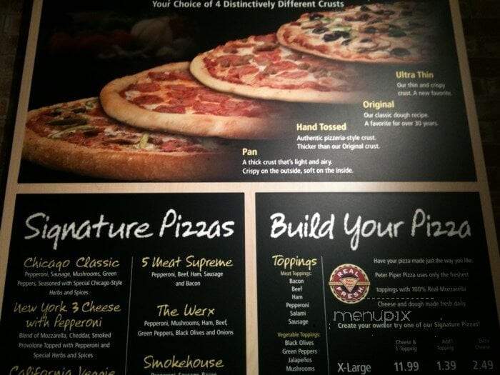 Peter Piper Pizza - Sierra Vista, AZ menu_pic