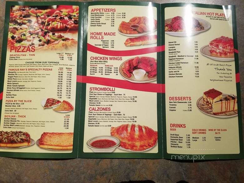 Ray's Pizza - Surprise, AZ menu_pic