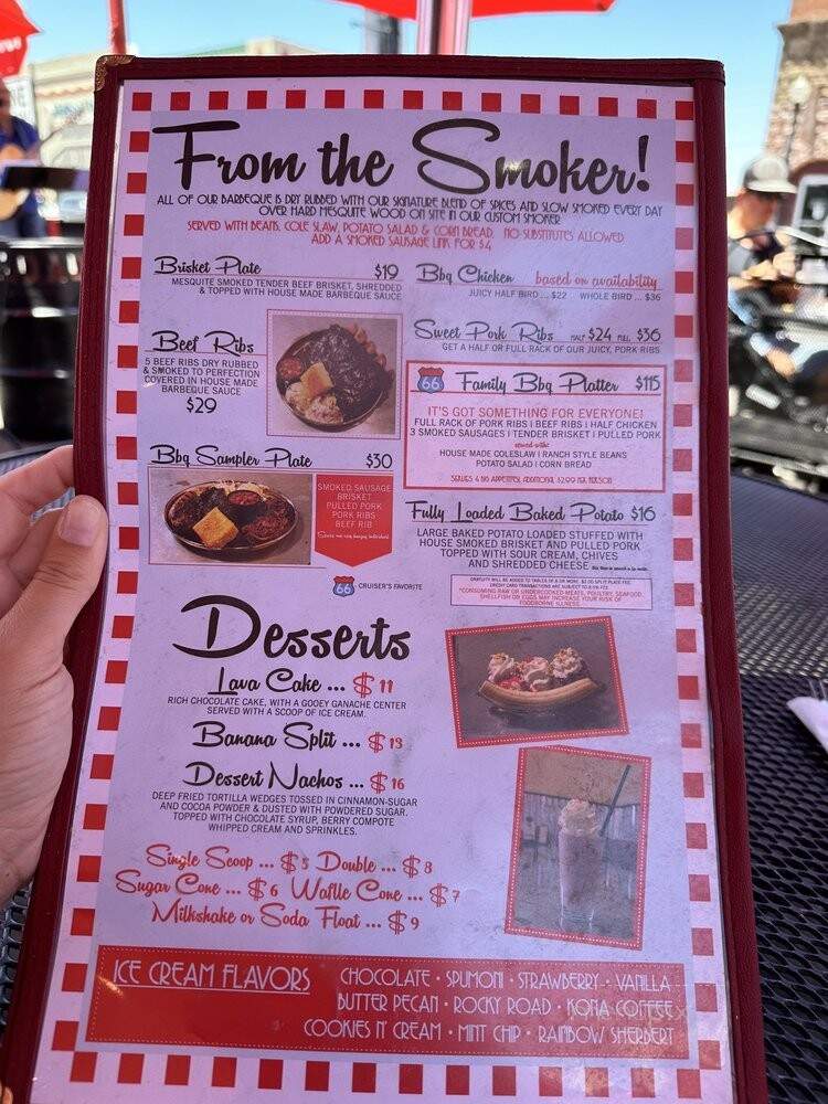 Cruiser's Cafe - Williams, AZ menu_pic
