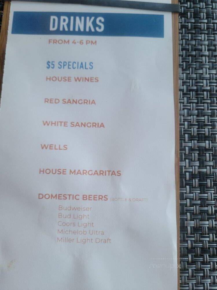 Look Out Bar & Grille - Tucson, AZ menu_pic
