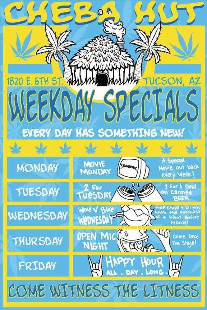 Cheba Hut - Tucson, AZ menu_pic