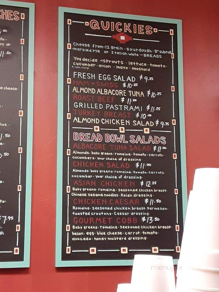 Baggin's Gourmet Sandwiches - Tucson, AZ menu_pic