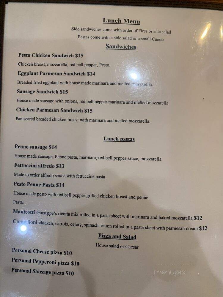 Cafe Bama Pizzeria - Tucson, AZ menu_pic