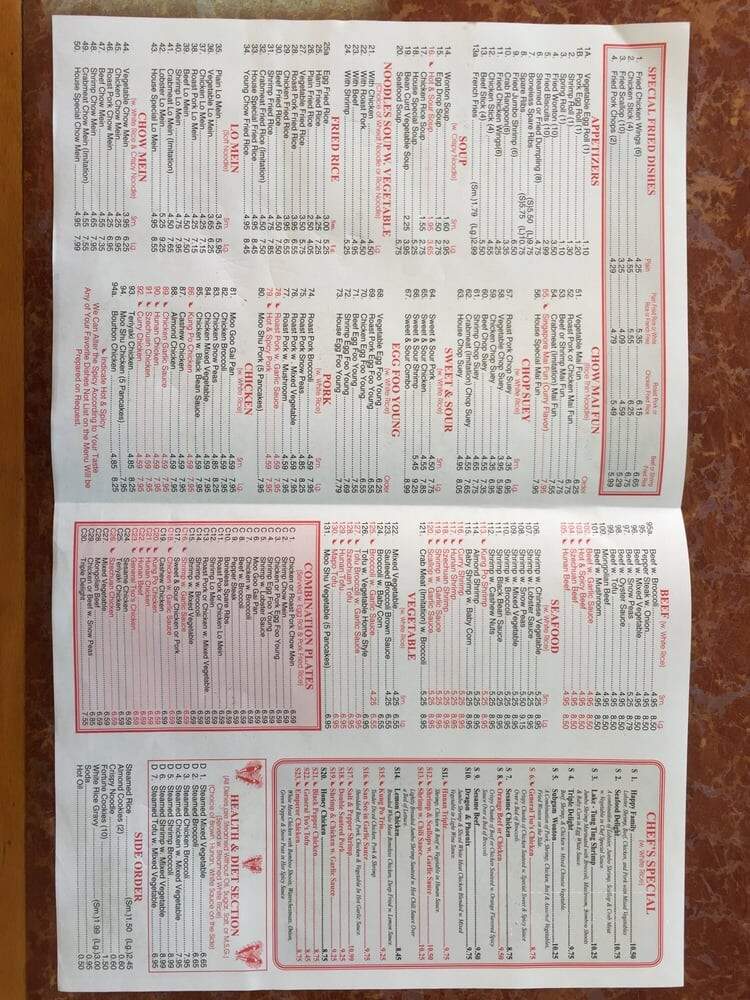 Peking - Indianapolis, IN menu_pic
