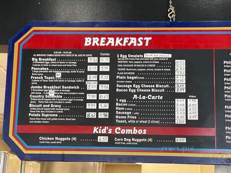 Philadelphia Steak & Fries - Indianapolis, IN menu_pic