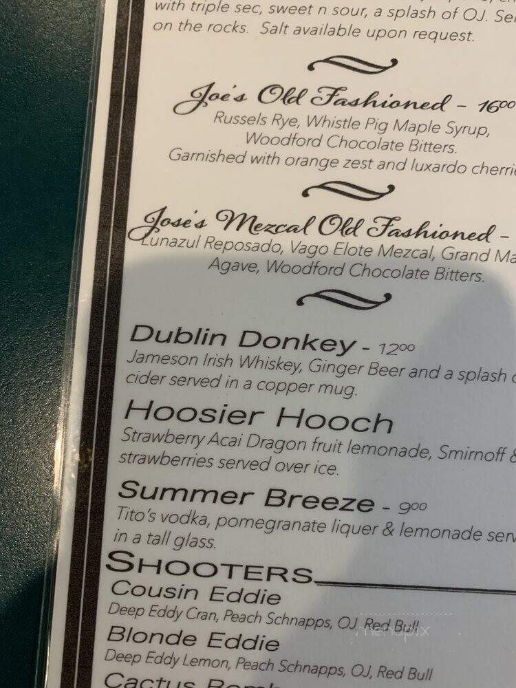 Loughmiller's Pub & Eatery - Indianapolis, IN menu_pic
