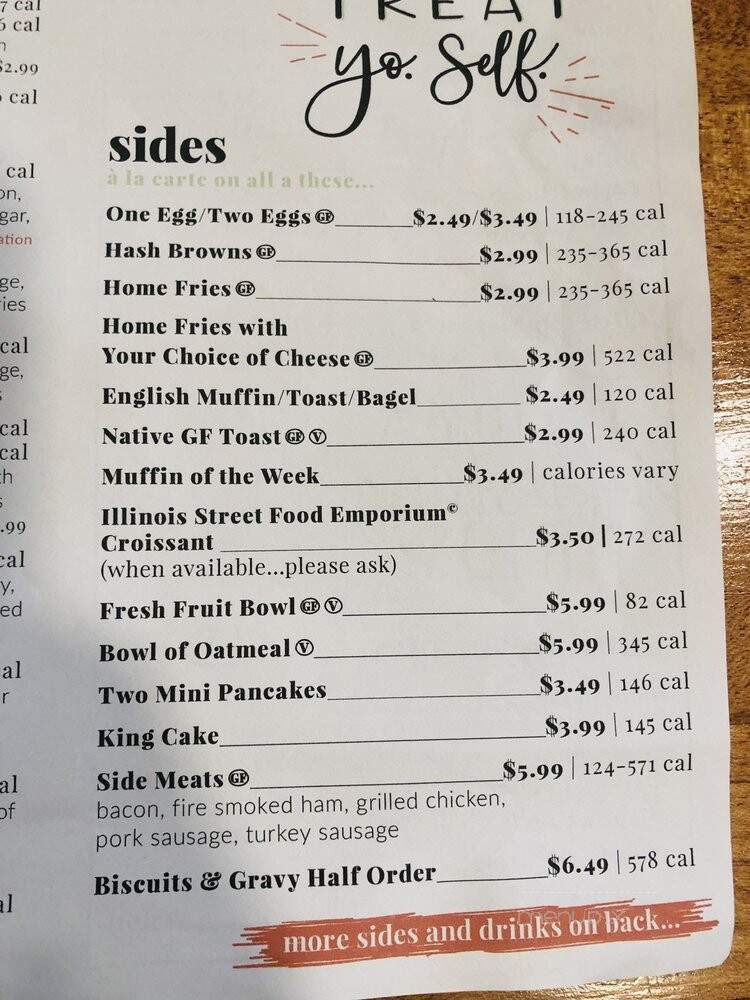 Le Peep - Indianapolis, IN menu_pic