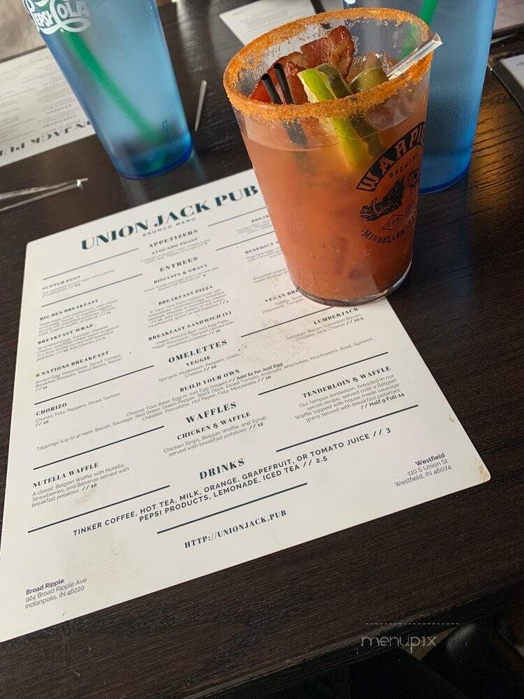 Union Jack Pub - Indianapolis, IN menu_pic