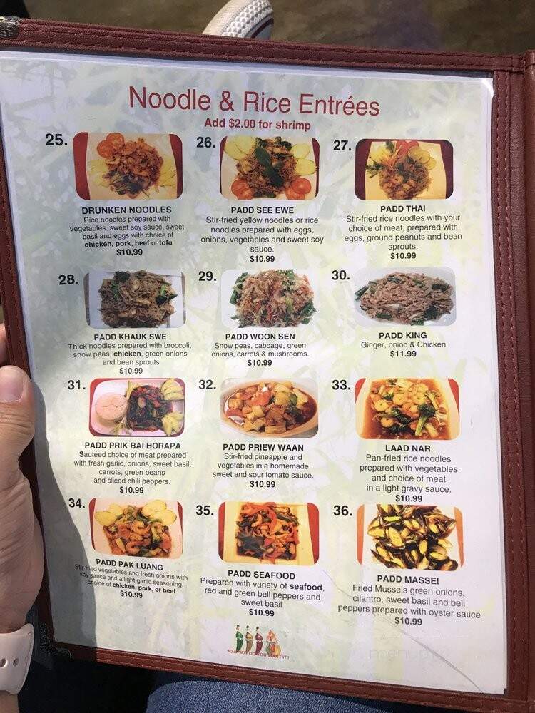Thai Cafe - Indianapolis, IN menu_pic
