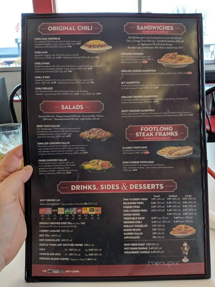 Steak 'n Shake - Indianapolis, IN menu_pic