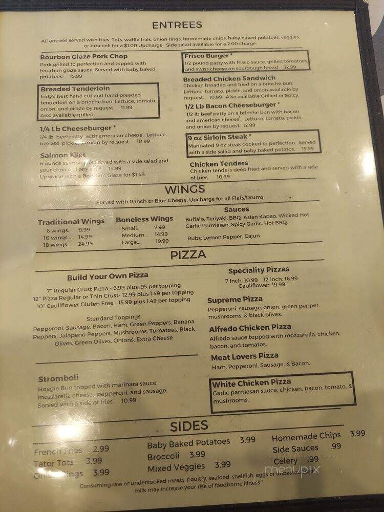 That Place In Greenwood - Indianapolis, IN menu_pic