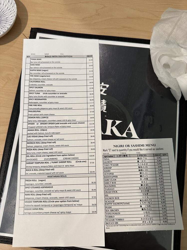 Asaka Japanese Restaurant - Indianapolis, IN