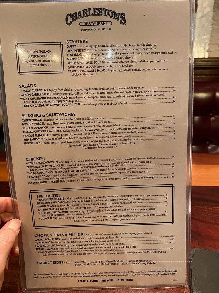 Charleston's - Indianapolis, IN