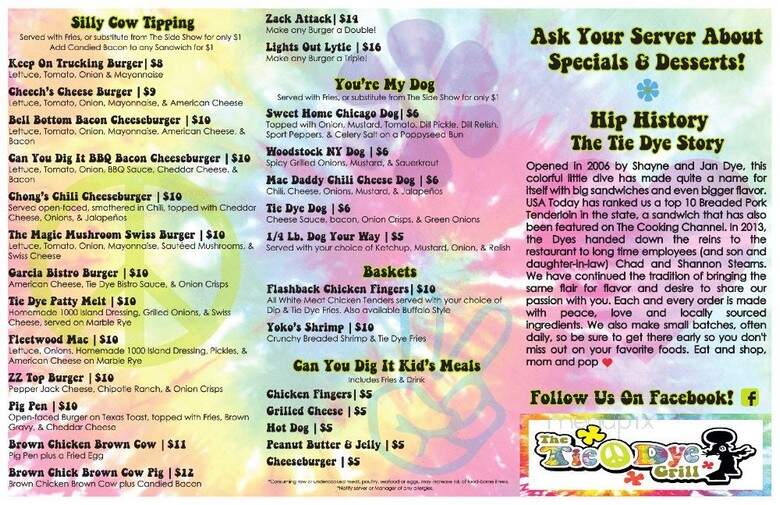 Tie Dye Grill - Indianapolis, IN