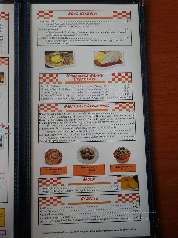 Flap Jacks Pancake House - Indianapolis, IN menu_pic