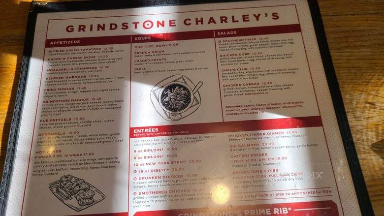 Grindstone Charley's - Indianapolis, IN menu_pic