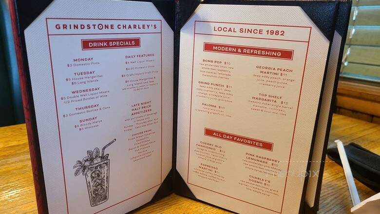 Grindstone Charley's - Indianapolis, IN menu_pic