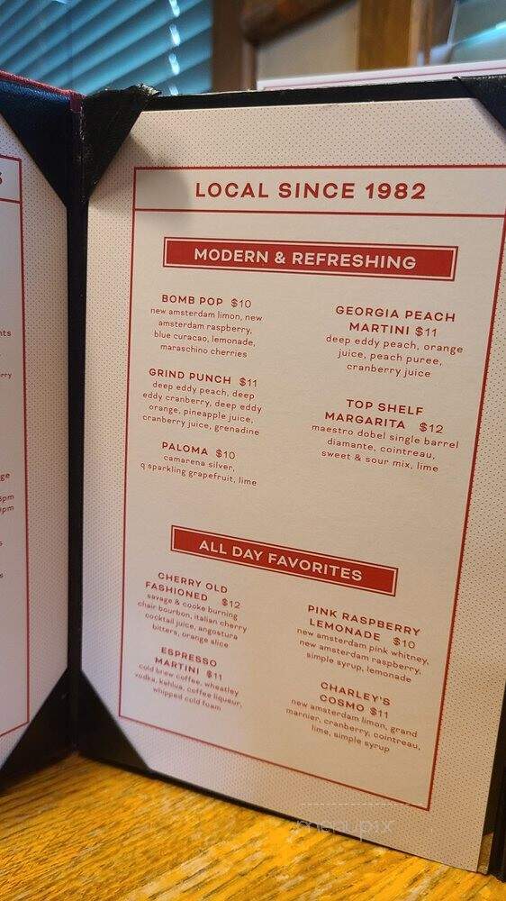 Grindstone Charley's - Indianapolis, IN menu_pic