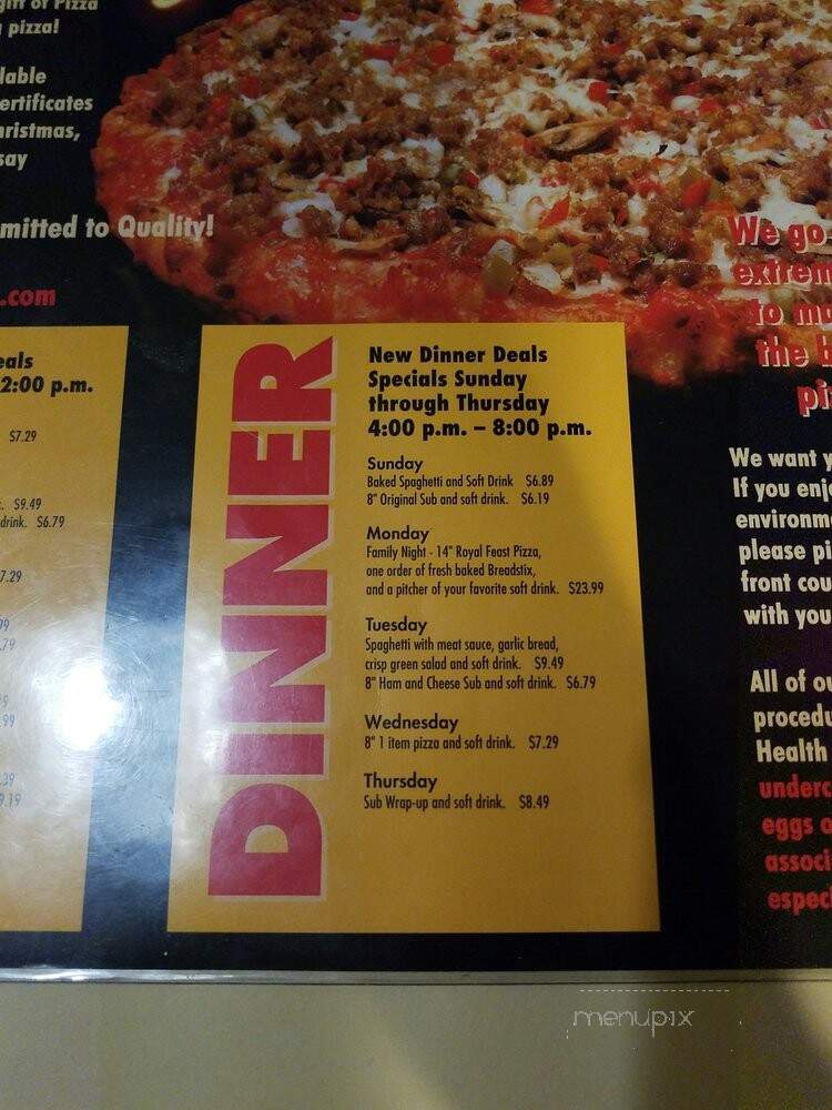 Pizza King - Indianapolis, IN menu_pic