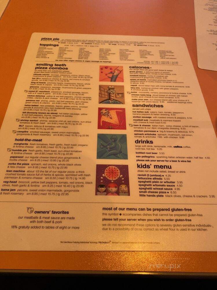 Puccini's Smiling Teeth Pizza - Indianapolis, IN