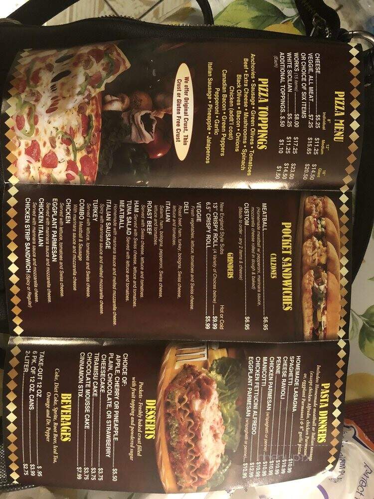 Perrotti's Pizza - Benbrook, TX menu_pic