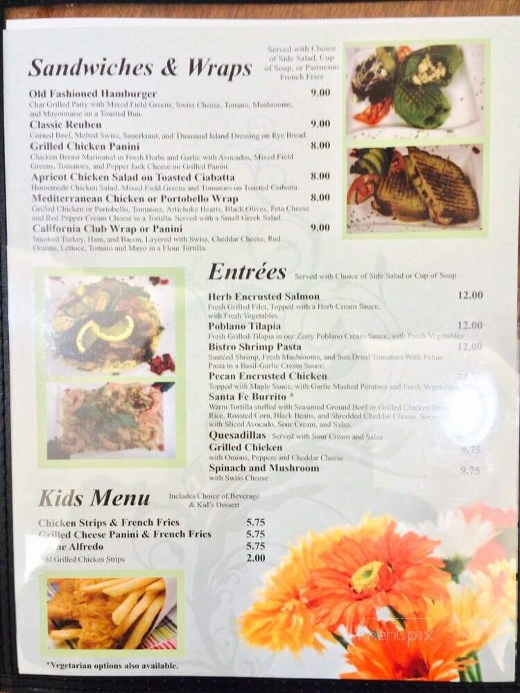 Gardens Restaurant - Fort Worth, TX menu_pic