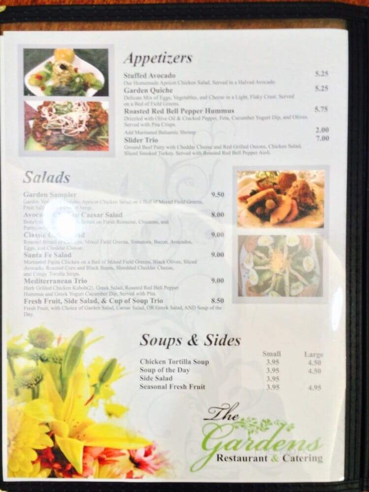 Gardens Restaurant - Fort Worth, TX menu_pic