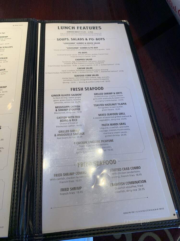 Pappadeaux Seafood Kitchen - Fort Worth, TX menu_pic