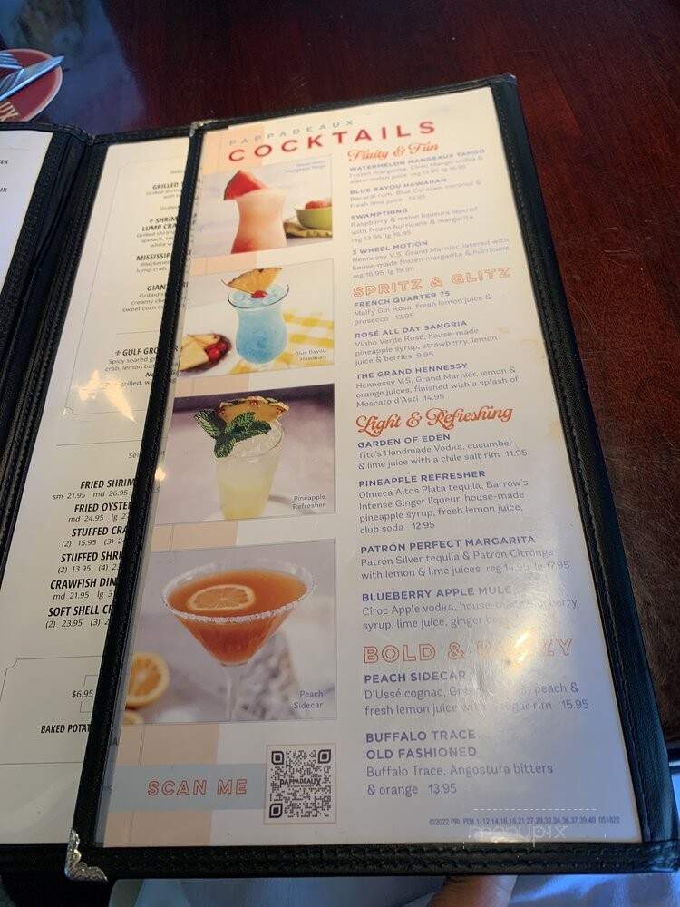 Pappadeaux Seafood Kitchen - Fort Worth, TX menu_pic