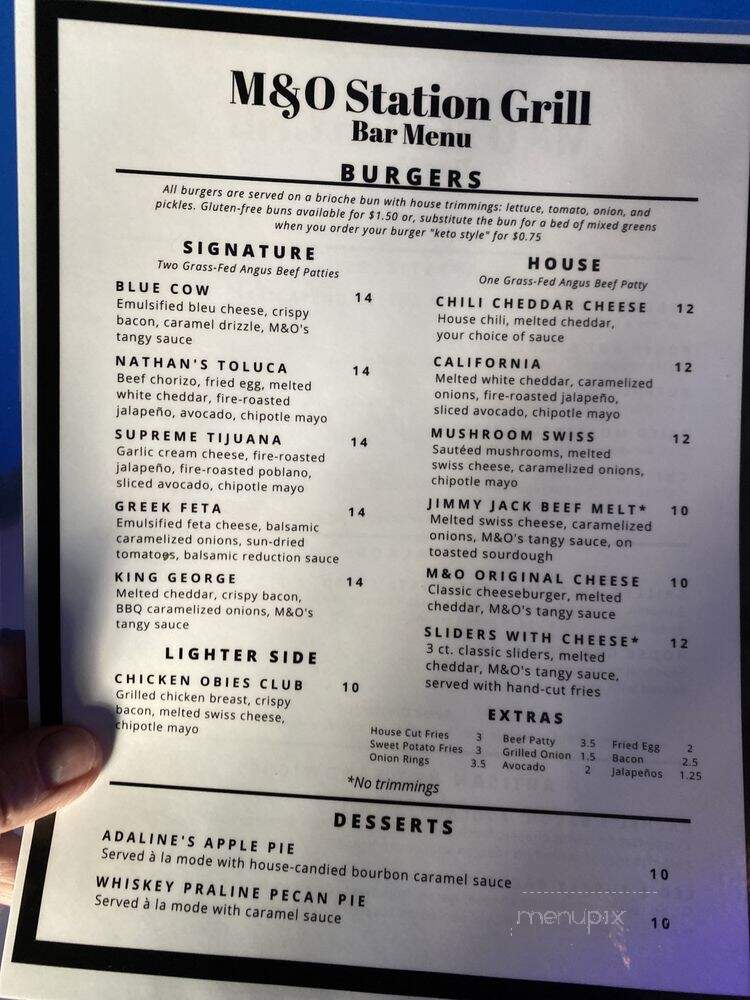 7th Street Station Grill - Fort Worth, TX menu_pic
