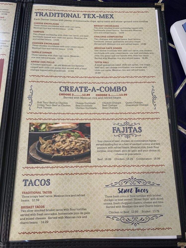 Mexican Inn Cafe - Fort Worth, TX menu_pic