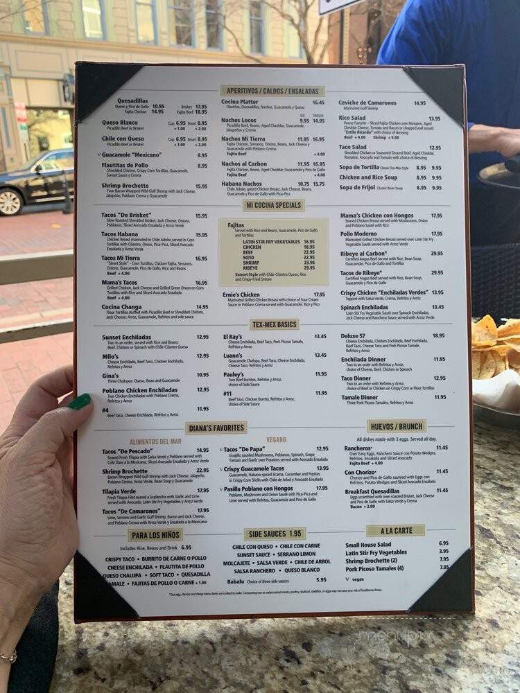 Mi Cocina - Fort Worth, TX menu_pic