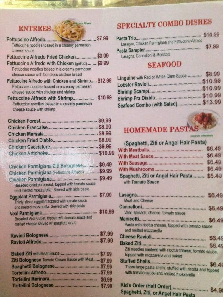 Joe's Pizza Pasta & Subs - Fort Worth, TX menu_pic