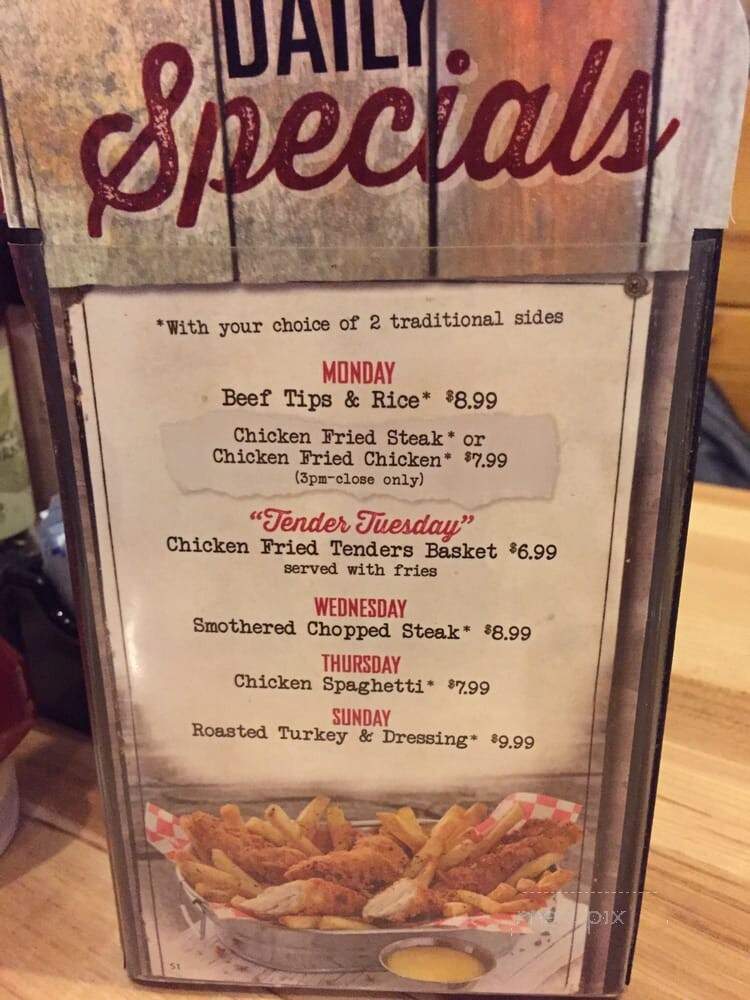 Cotton Patch Cafe - Watauga, TX menu_pic