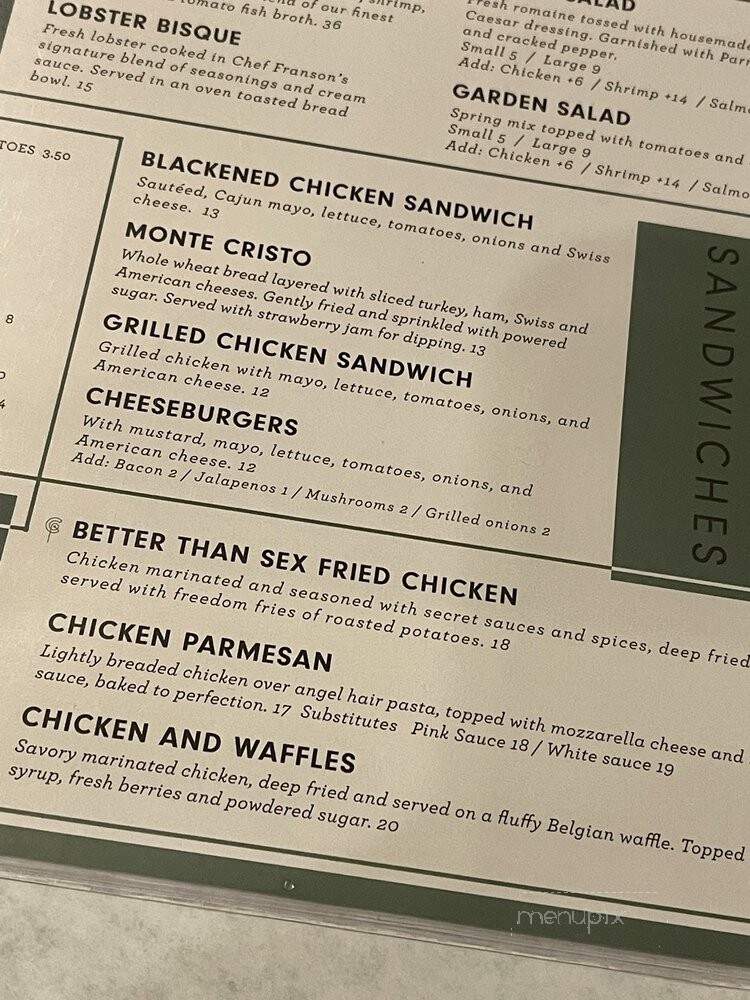 Chef Point - Watauga, TX menu_pic