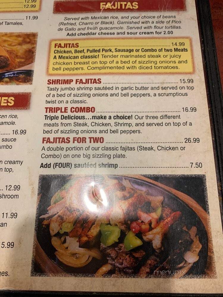 Frijoles - Fort Worth, TX menu_pic