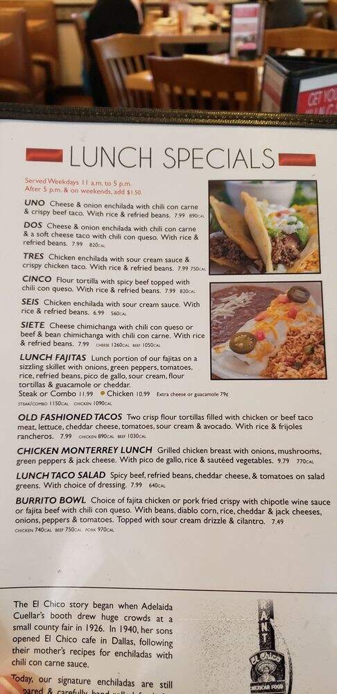 El Chico Richland Hills - Richland Hills, TX menu_pic