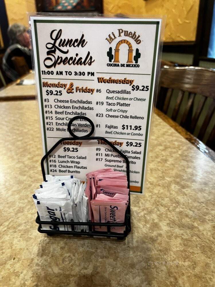 Mi Pueblo - North Richland Hills, TX menu_pic