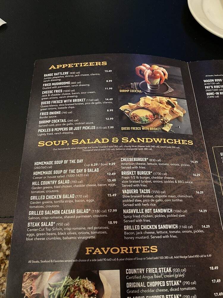 Saltgrass Steakhouse - Arlington, TX menu_pic